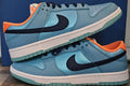 New Nike Dunk Low SE "Baltic Blue Total Orange"  Size 9M
